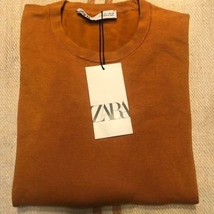 NWT Zara super soft crew neck long sleeve sweater